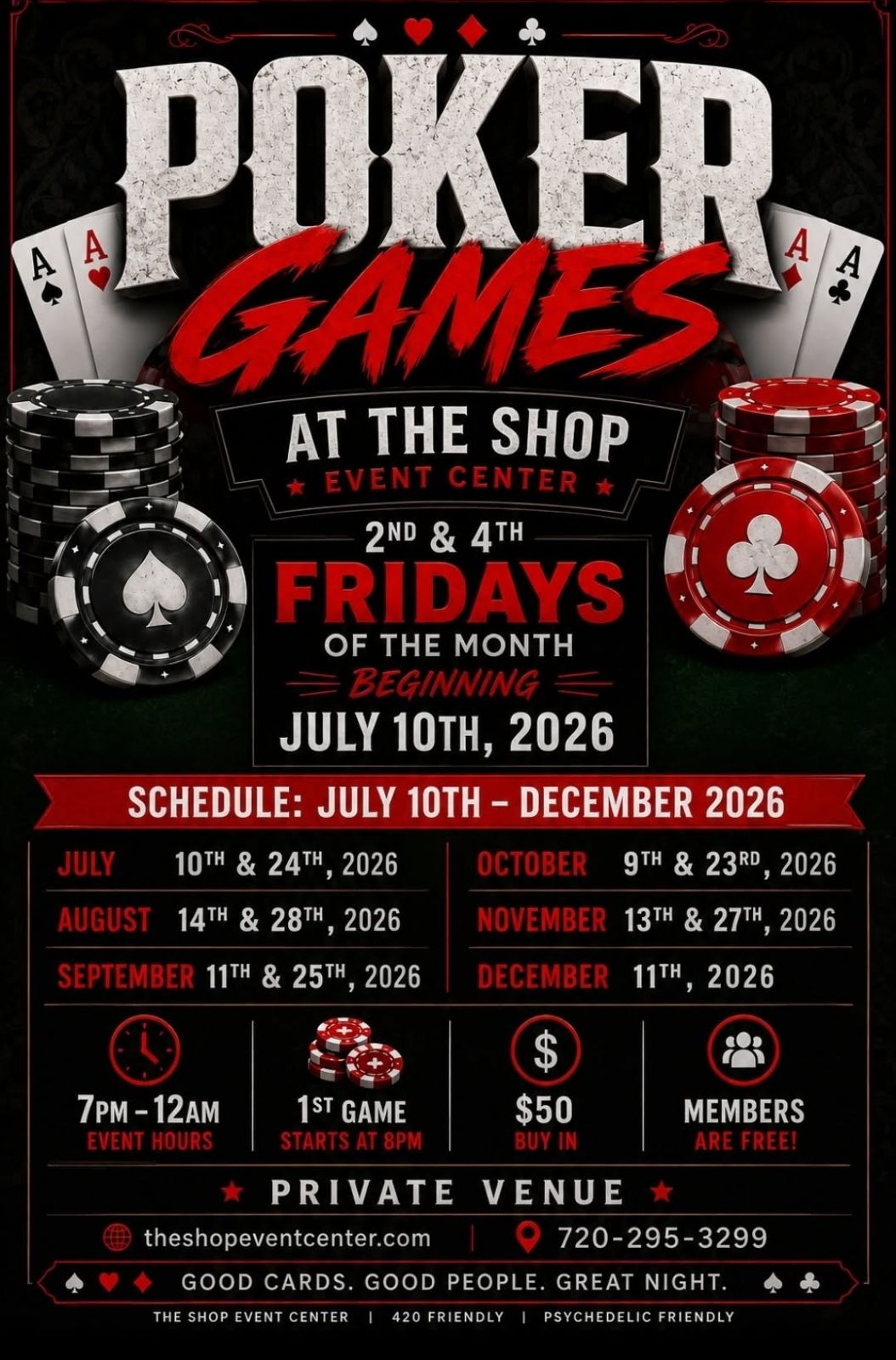 Poker Games flyer